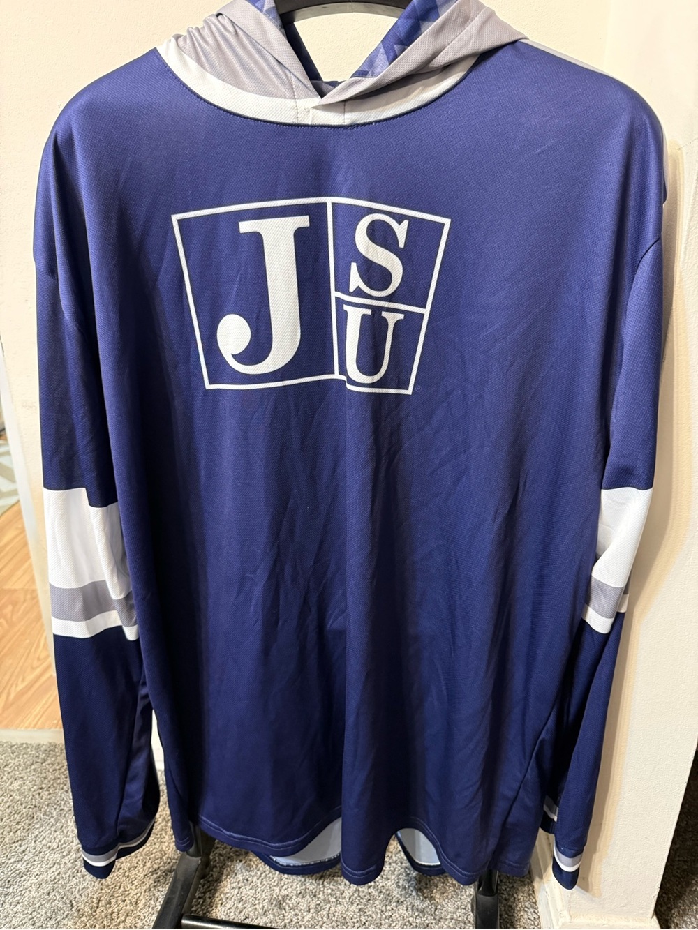 Jackson State University JSU Men’s Blue Prosphere Active Wear Hoodie Size 4xl